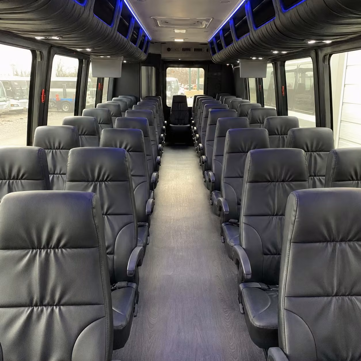 25 passenger minibus inside